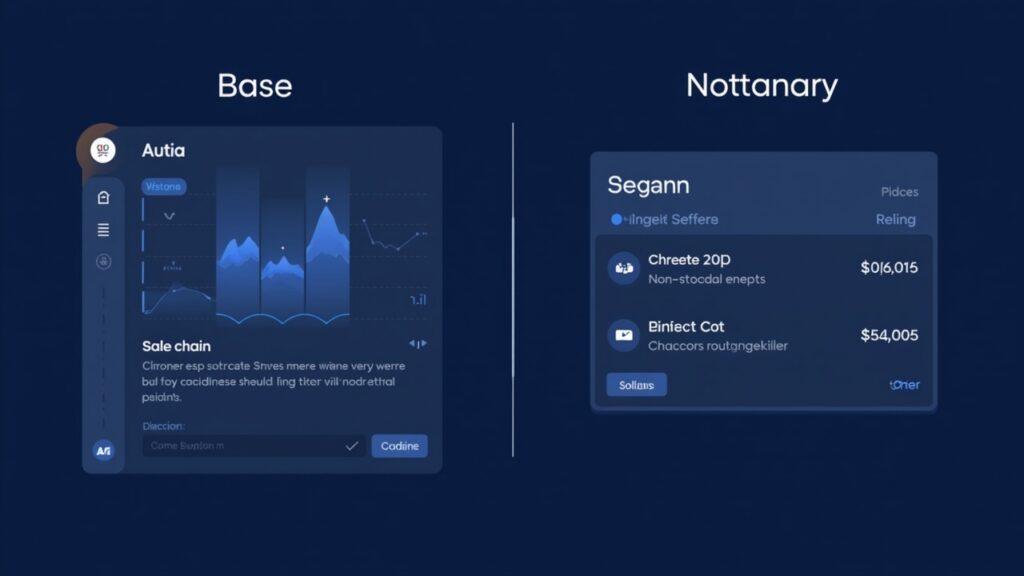 AI-powered crypto trading UI on Base and Solana with natural-language prompts and a non-custodial wallet