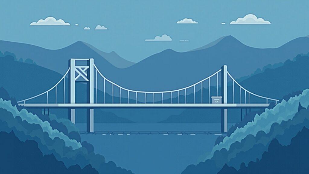 Paused SagaEVM bridge with depegged $D near $0.75, a locked vault, and subtle cross-chain lanes.