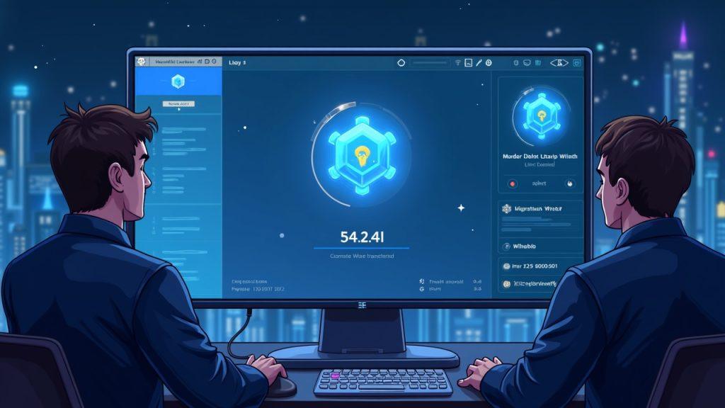 Semi-realistic wallet UI showing a massive Lobstar transfer, with an AI avatar Lobstar Wilde and a cautious operator.