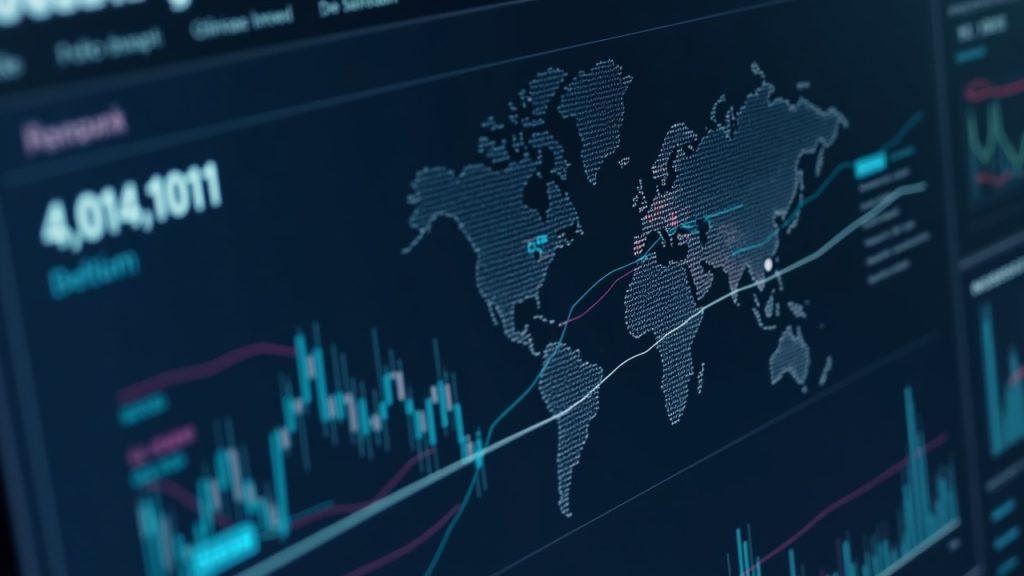 Realistic semi-illustration of a unified crypto–fiat monitoring dashboard with signals converging into an audit-ready case.