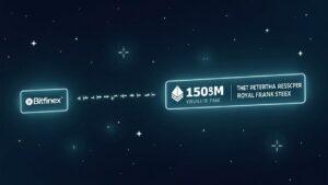 Whale Alert flags 150 million USDT move from Bitfinex to Tether Treasury