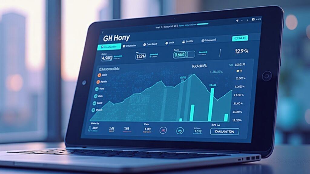 Tablet showing AI Market Validator validating a Delphi_fyi market on Gensyn, with checkmarks and outcomes.
