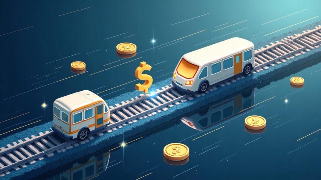 Hybrid illustration of tokenized Japanese assets flowing from Ondo Finance to SBI Group over yen settlement rails.