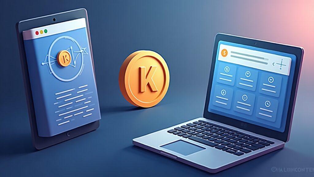 Realistic illustration of the AIR token beside a KuCoin-like interface and Bybit USDT perpetual contracts.