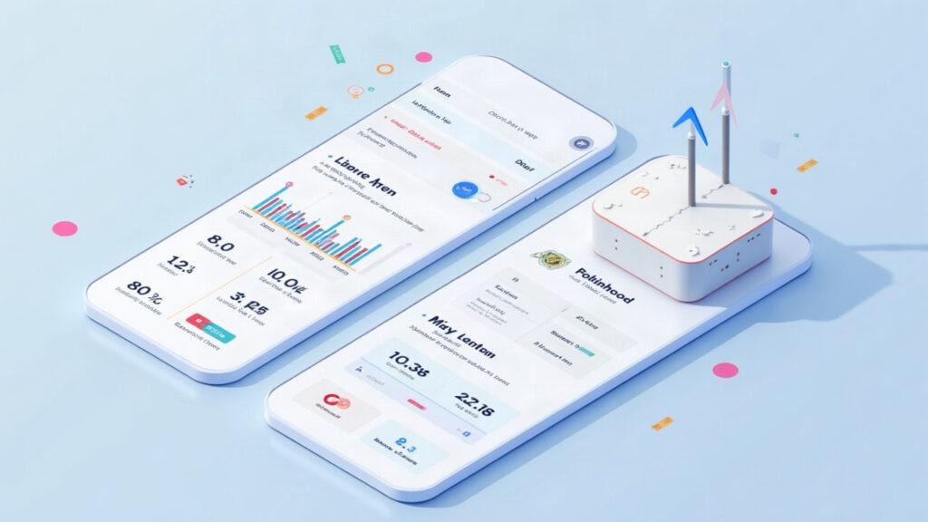 Semi-realistic illustration of a router patch on Robinhood Chain with a dashboard showing rising DEX volume