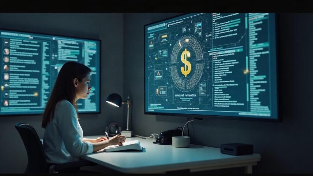 Semi-realistic scene of unauthorized signing draining $4M memecoins across EVM and Solana wallets.